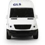 Auto přeprava zásilek GLS 12cm kovová dodávka zpětný chod