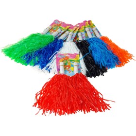 Pompony třásně set 1 pár sportovní mávátko na fandění různé barvy