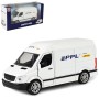 Auto kovová dodávka přepravní společnost PPL zpětný chod