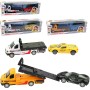 Auto odtahová služba zpětný chod City Collection set s autíčkem 4 druhy kov