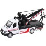 Auto odtahová služba 11cm odtahovka zpětný chod 2 barvy kov