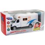Auto obytné kovové 11cm zpětný chod karavan v krabici 3 barvy