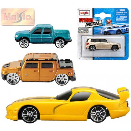 MAISTO Auto kovové model různé druhy a značky na kartě 15099
