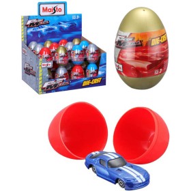 MAISTO Egg autíčko 7cm kovový model ve vajíčku s překvapením různé druhy