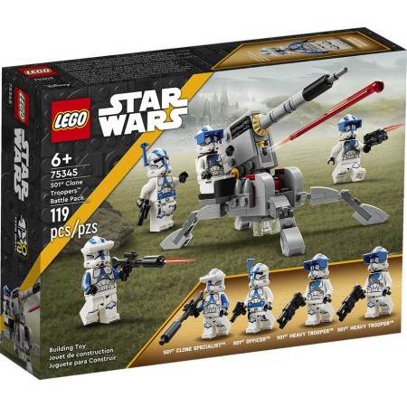 LEGO STAR WARS Bitevní balíček klonovaných vojáků 75345 STAVEBNICE