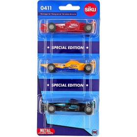 SIKU Auto závodní formule set 3ks závodnička model kov 0411