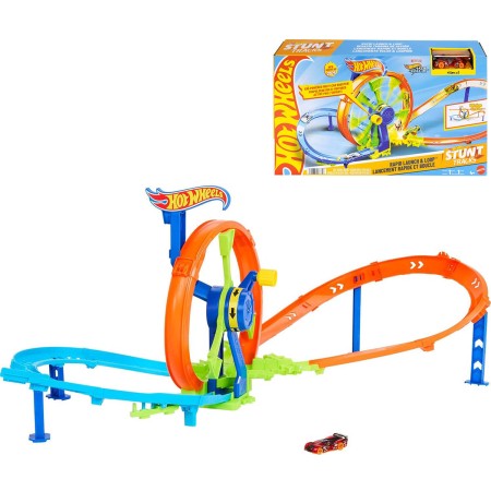 MATTEL HOT WHEELS Řetězový náraz set akční dráha s autíčkem