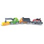 HAPE DŘEVO Vláček technická vozidla baby set 4ks na magnet