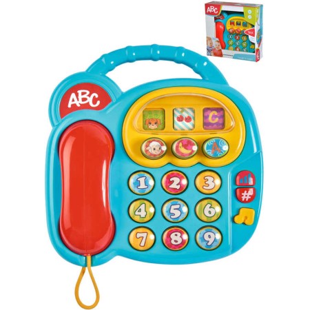 SIMBA Baby telefon tlačítkový na baterie pro miminko Zvuk