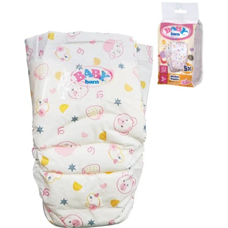 ZAPF CREATION Plenky pro panenku miminko Baby Born set 5ks