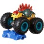 MATTEL HOT WHEELS Auto Monster Trucks Kaskadérské kousky set s vrakem kov