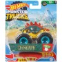 MATTEL HOT WHEELS Auto Monster Trucks Kaskadérské kousky set s vrakem kov