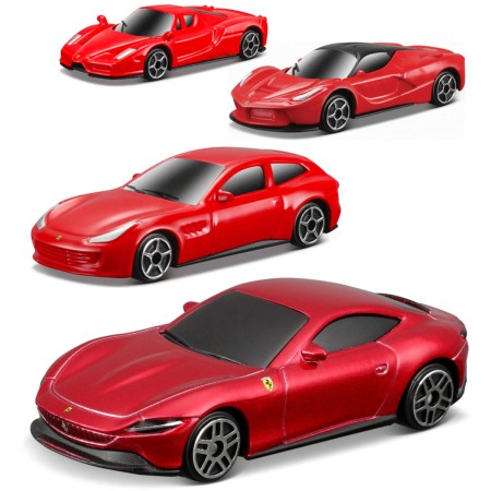 MAISTO Auto kovové sportovní model Ferrari Evolution 4 druhy