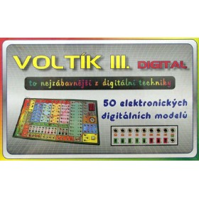 SVOBODA VOLTÍK III. Elektronická stavebnice 50 modelů na baterie Světlo Zvuk