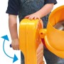 WADER Dětská míchačka Construct žlutá s přilbou a zednickým nářadím 50649
