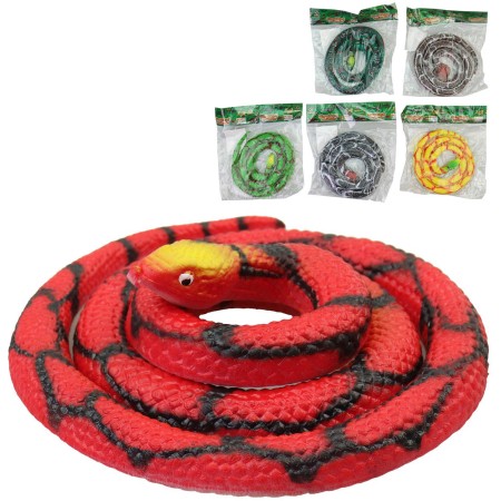 Had 75cm gumové zvířátko 6 barev v sáčku