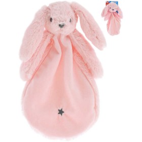 PLYŠ Usínáček zajíček růžový 27cm muchláček pro miminko *PLYŠOVÉ HRAČKY*