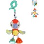 PLAYGRO PLYŠ Papoušek baby závěsný chrastící s klipem pro miminko