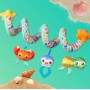 PLAYGRO Spirála baby textilní se zvířátky na kočárek pro miminko