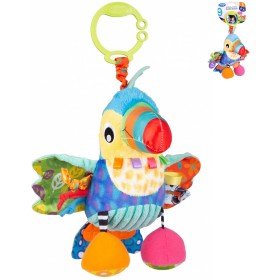 PLAYGRO PLYŠ Pták baby tukan Tamika závěsný pískací pro miminko