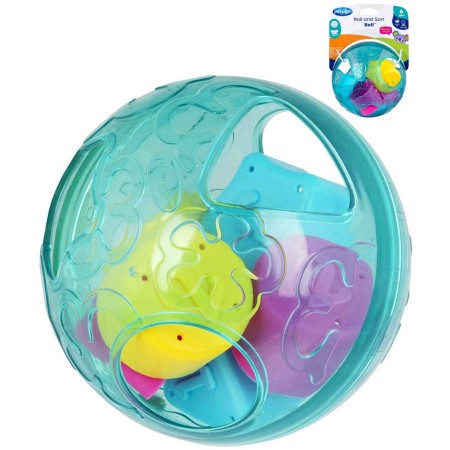 PLAYGRO Míček baby vkládací s tvary chrastící pro miminko