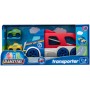 Teamsterz Auto Tiny transportér set se 2 soft baby autíčky s očima plast