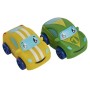 Teamsterz Auto Tiny transportér set se 2 soft baby autíčky s očima plast