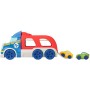 Teamsterz Auto Tiny transportér set se 2 soft baby autíčky s očima plast