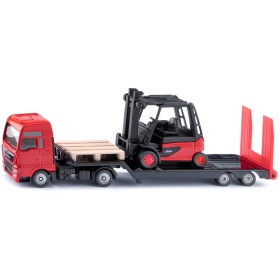 SIKU Auto tahač MAN + vysokozdvižný vozík Linde Forklift kov 1763