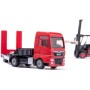 SIKU Auto tahač MAN + vysokozdvižný vozík Linde Forklift kov 1763