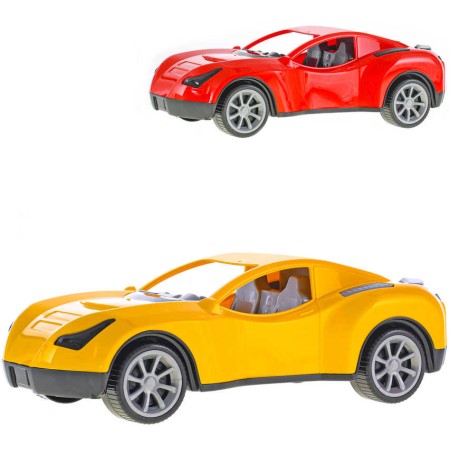 Auto sportovní plastové 38cm volný chod 2 barvy