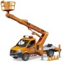 BRUDER 02679 Auto MB Sprinter s montážní plošinou model na baterie Světlo Zvuk