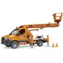 BRUDER 02679 Auto MB Sprinter s montážní plošinou model na baterie Světlo Zvuk