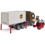 BRUDER 03582 Auto Scania Super 560R UPS logistik s vysokozdvihem