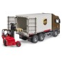 BRUDER 03582 Auto Scania Super 560R UPS logistik s vysokozdvihem