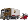 BRUDER 03582 Auto Scania Super 560R UPS logistik s vysokozdvihem