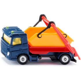 SIKU Auto s kontejnerem svoz komunálního odpadu model kov 1298