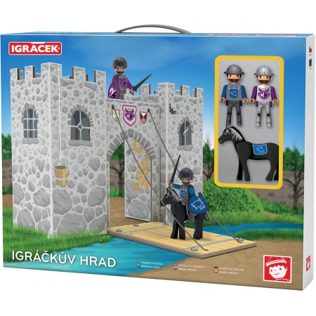 EFKO IGRÁČEK Igráčkův Hrad herní set se 2 figurkami STAVEBNICE