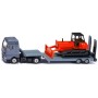 SIKU Auto tahač MAN set s buldozerem model kov 1762