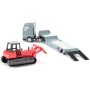 SIKU Auto tahač MAN set s buldozerem model kov 1762
