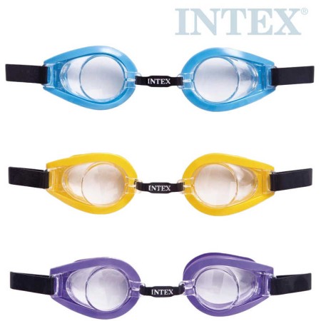 INTEX Plavecké brýle dětské 3-10 let na plavání do vody 3 barvy 55602