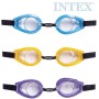 INTEX Plavecké brýle dětské 3-10 let na plavání do vody 3 barvy 55602