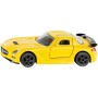 SIKU Auto sportovní Mercedes AMG SLS Black Series žlutý model kov 1542