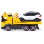DICKIE Set odtahový vůz Volvo FM na setrvačník + auto Volvo EX40