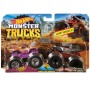 MATTEL HOT WHEELS Auto Monster Trucks set 2ks velká kola demoliční duo