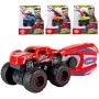 DICKIE Auto off-road Key Racer velká kola set s vystřelovačem 4 druhy kov