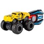 DICKIE Auto off-road Key Racer velká kola set s vystřelovačem 4 druhy kov