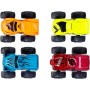 DICKIE Auto off-road Key Racer velká kola set s vystřelovačem 4 druhy kov