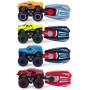 DICKIE Auto off-road Key Racer velká kola set s vystřelovačem 4 druhy kov
