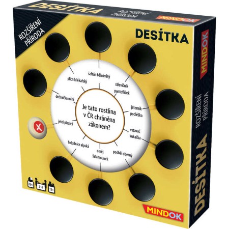 MINDOK HRA Desítka příroda (rozšíření) *SPOLEČENSKÉ HRY*
